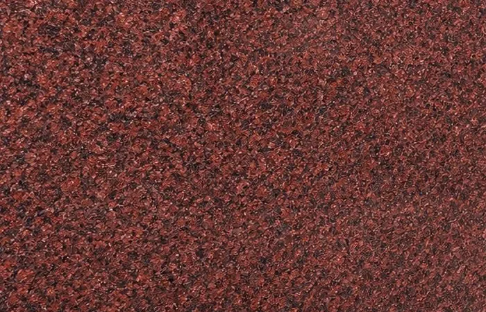 Global Red — surface texture close-up